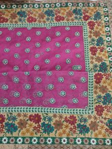 Floral net saree