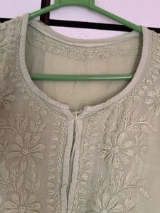 Chikankari Short Kurta For women
