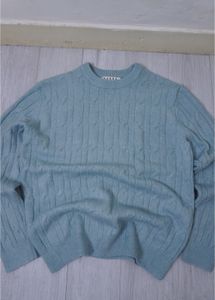 Light Blue Knit Sweater