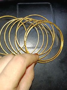 Gold Plated Bangles