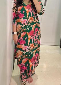 Floral Print Kurta