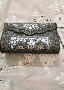 Vintage Metal Clutch