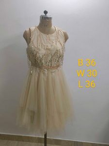 Sequin Tulle Mini Dress