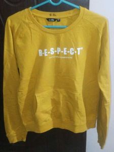 Yellow &#39;Respect&#39; Sweatshirt