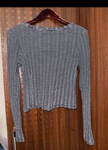 ZARA 🛍️Striped Long Sleeve Top