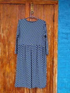 Blue Polka Dot Dress