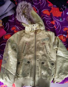 Neon Green Lightweight Puffer Jacket