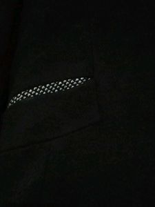 Elegant Black and white Coat