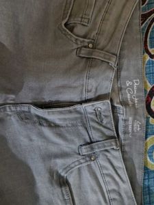 Gray Denim Jeans