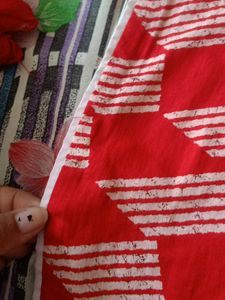 Red &amp; White Salwar Suit