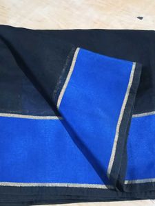 Blue &amp; Black Ethnic Saree