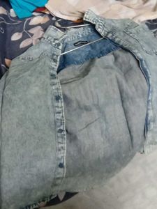 Boys Branded Denim Shirt