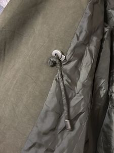 Elegant Olive Green Trench Coat