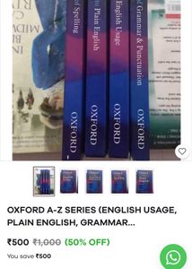 Oxford Dictionary- Set Of 4