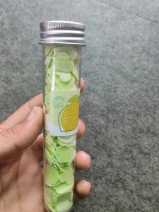 Flower Design Tube Shape Bottle Paper Soap