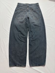 ZARA Wide Leg Gray Denim Jeans