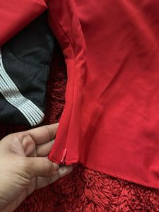 Zara Red Long Sleeve Top