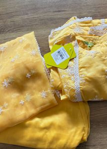 NEW WITH TAG - Kurta, Pant And Dupatta Set