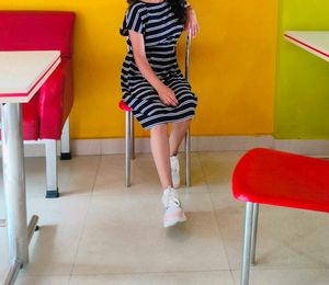 Black And White Dress For Women, Girls