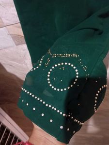 Green Suit Plazzo For Wedding