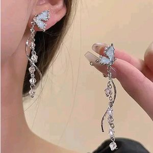 Butterfly Rhinestone Earrings