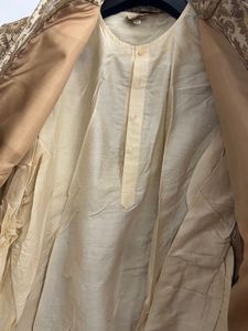 Manyavar Golden Sherwani ( Men)