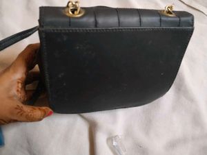 Black Quilted Chain Bag