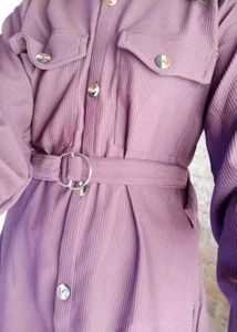 Pink Shirt Dress