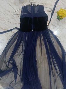 Navy Blue Gown For Kids