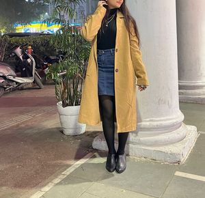 Stylish Tan Trench Coat