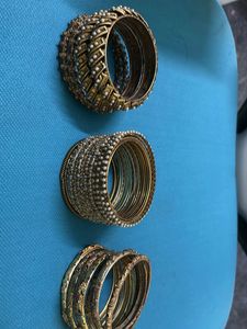 Vintage Gold Bangle Set