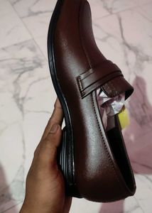 Invictus Brown Leather Loafers