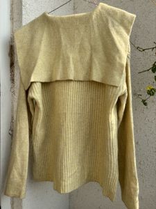 Korean pastel Collar Knit Sweater