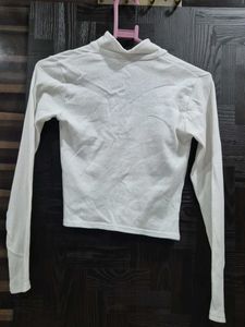 White Crop Top