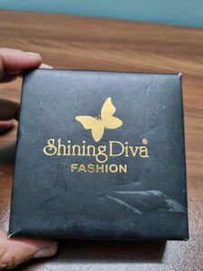 Gold Blue Fashion DROP Earring Shining Diva