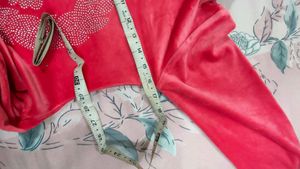 Pink rabbit fur hoody Top