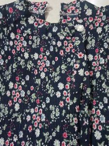 A-line Top Floral Printed