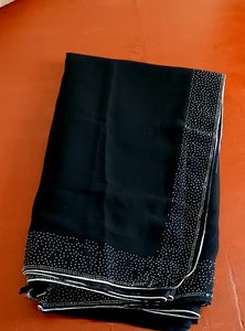 Totally New Gorgette Saree With 1 Meter Blous