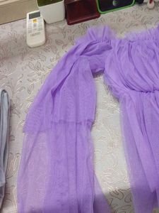 Purple Tulle Dress