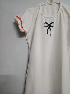 Cute Cat Graphic Tee Dress