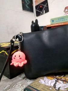 Cute Octopus Charm Key Ring