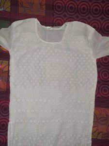 Chikankari White Kurta
