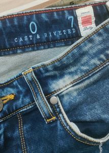 Shaded Slim Jeans Blue