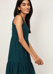 Ginger Eyelet Ruffle Hem Dress