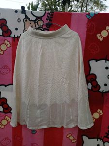 Cardigan  Top and Knitted  Skirt Set