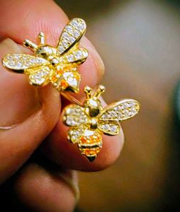 Bee Design Silver Earrings