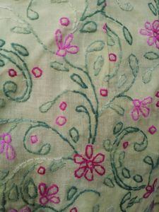 Chicken karai Work Cotton Curtha