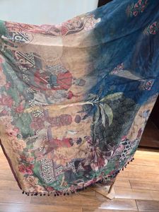 Elegant Floral Print Saree