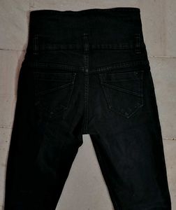 Distressed Black Jeans