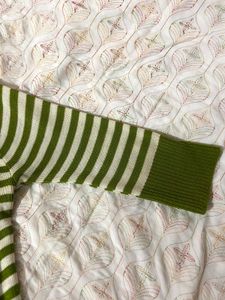 Striped V-Neck Top
